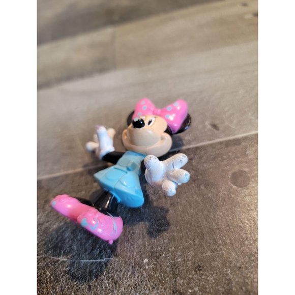 Minnie Mouse blue pink Disney toy figure AS IS - Picture 4 of 7